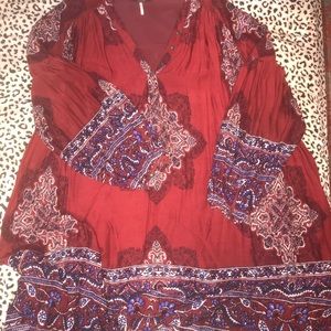 Free People Bohemian Dress Size Large